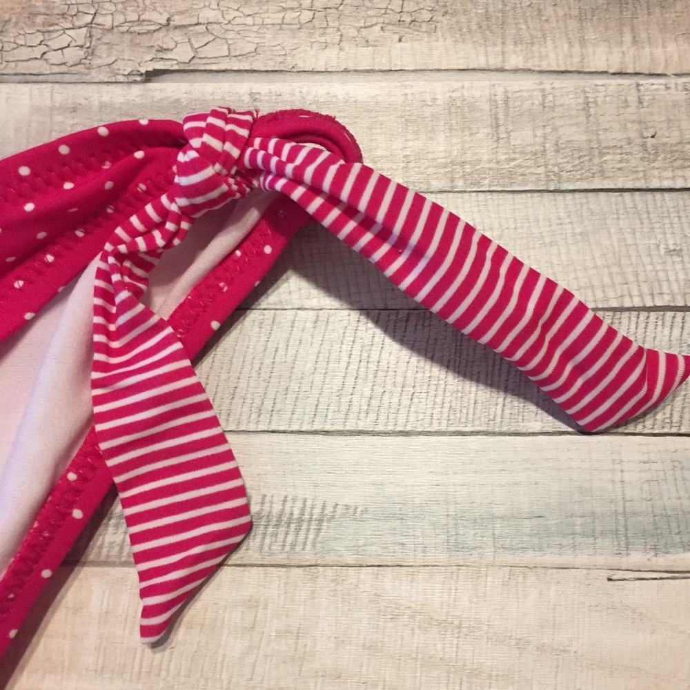 NWT Aeropostale Reversible Polka & Stripes Bikini - Picture 7 of 7